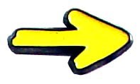 Pin flecha amarilla