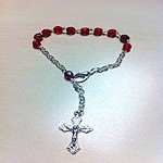 Pulsera rosario de un misterio